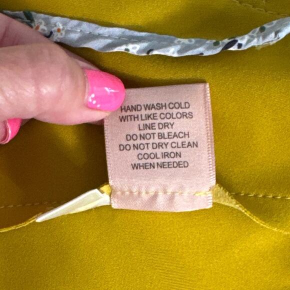 Philosophy Faux Suede Open Front Moto Style Jacket Yellow Size S - Picture 6 of 11